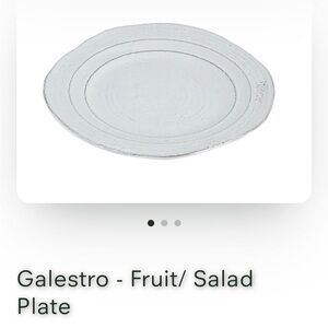Galestro - Fruit/ Salad Plate, handmade in Italy for Virginia Casa. Set of 4